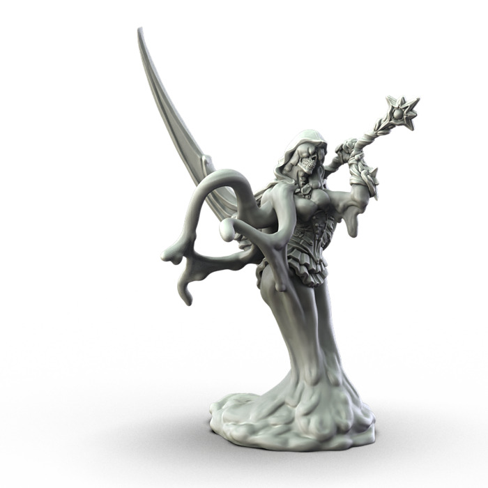 Slime Reaper - Humanoid Slime -  PRESUPPORTED - 32mm scale 3D STL Model — view 6