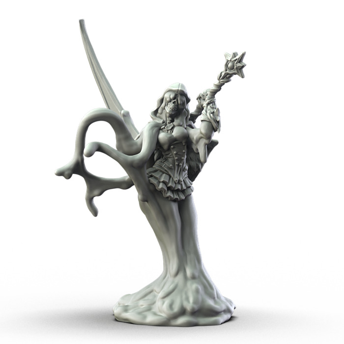 Slime Reaper - Humanoid Slime -  PRESUPPORTED - 32mm scale 3D STL Model — view 7