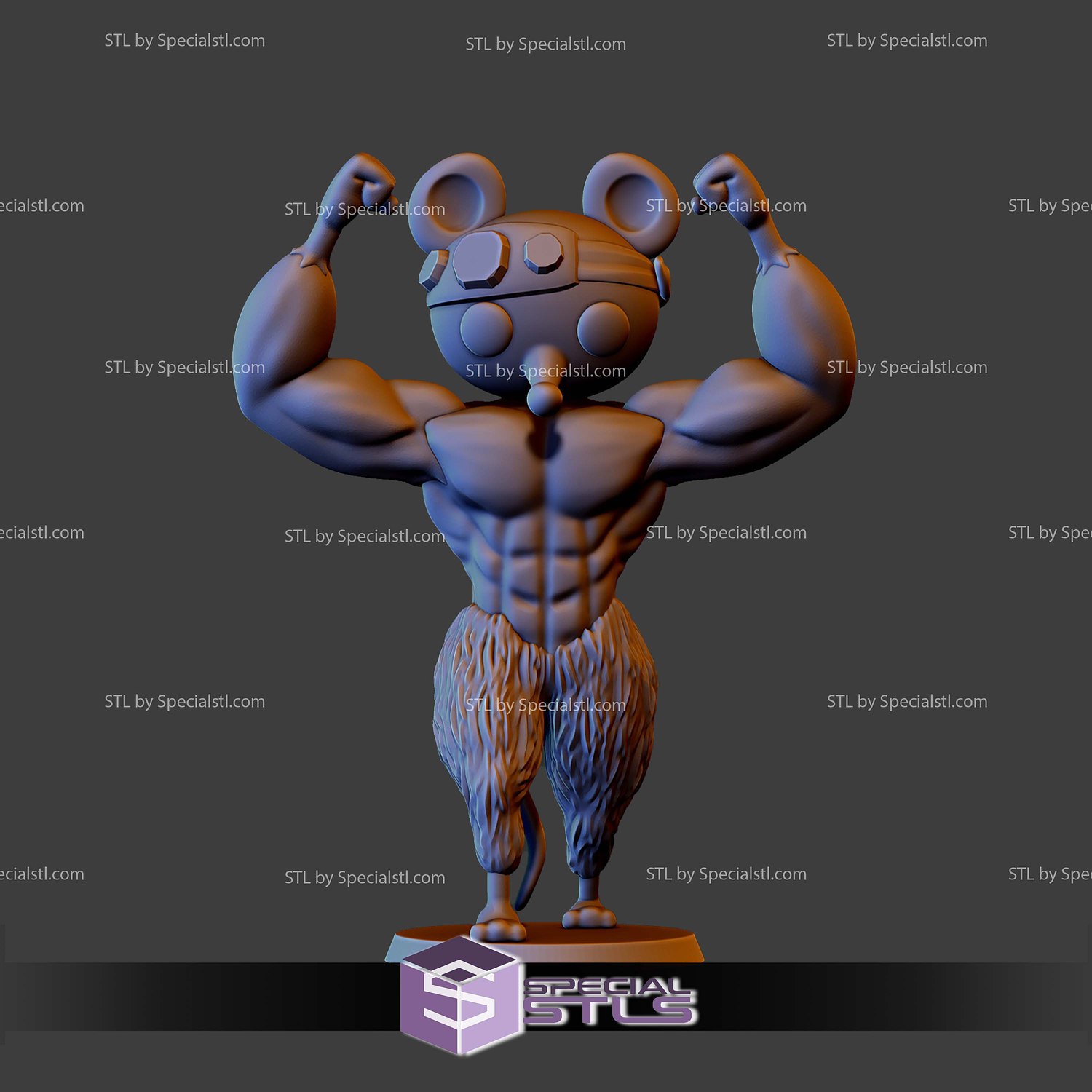 Uzui Tengen Mice V2 3D Printer Files STL Model — view 3