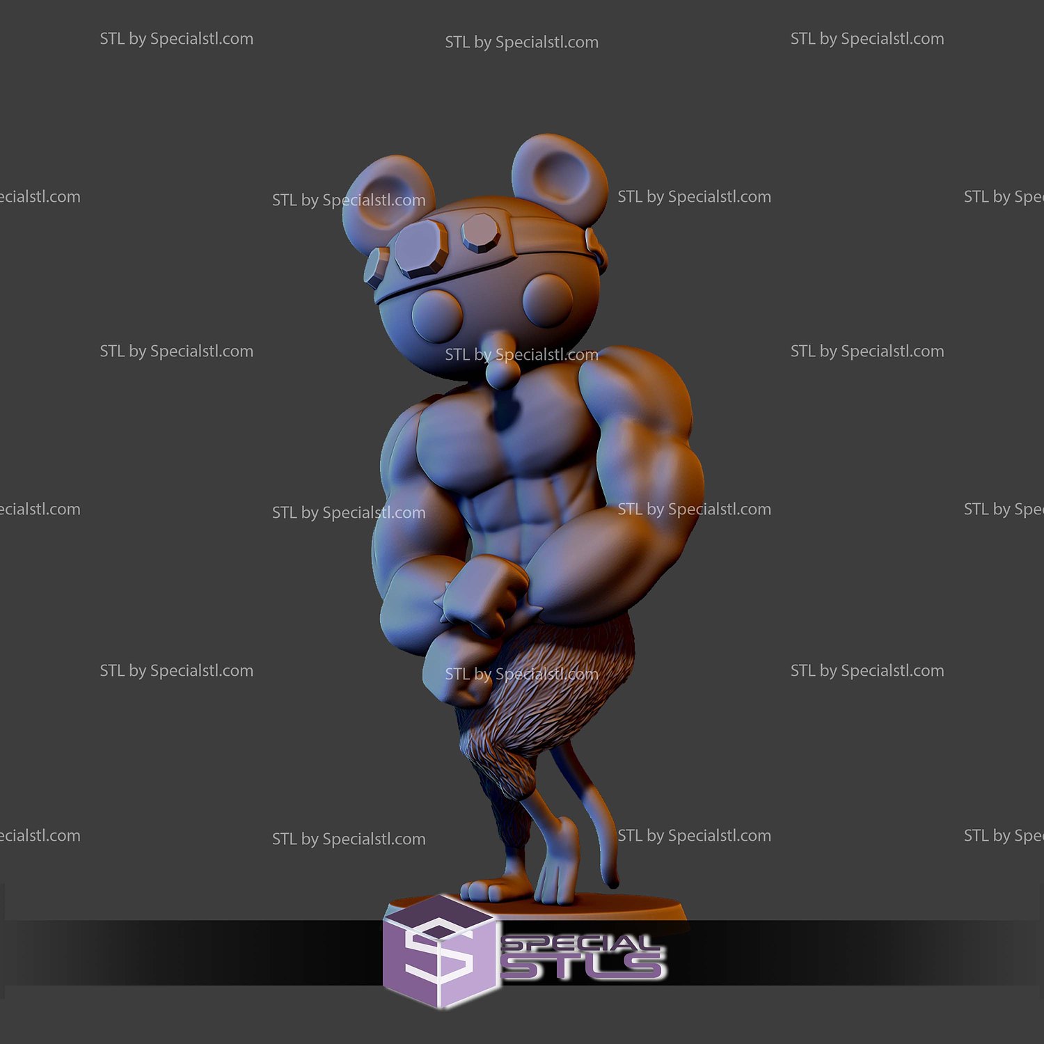 Uzui Tengen Mice V2 3D Printer Files STL Model — view 8