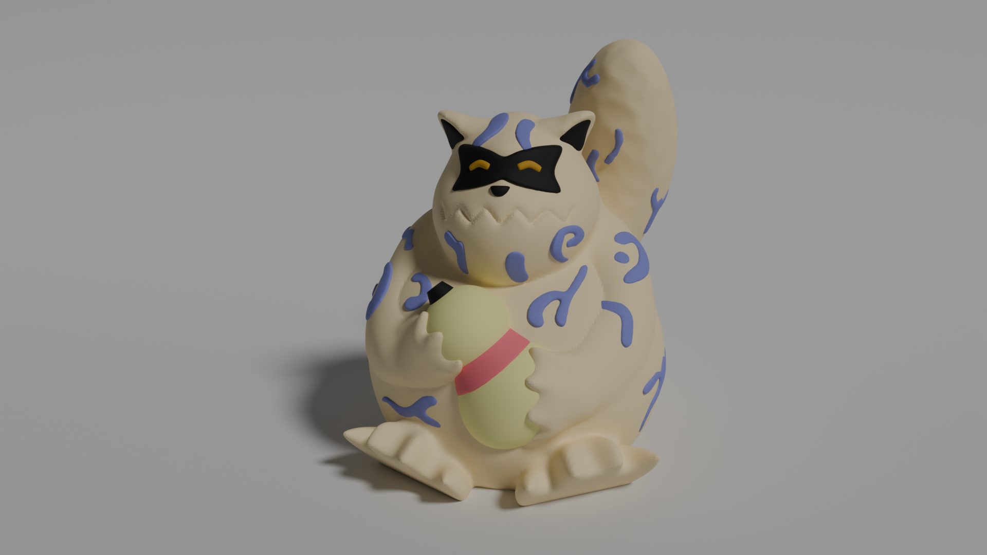 Shukaku (no Support, 3MF included) 3D STL Model — view 2