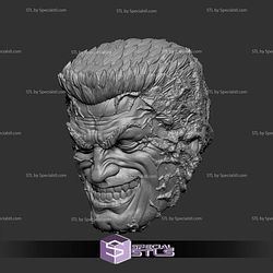 Custom Head STL Eddie Brock Smie Symbiote 3D Model
