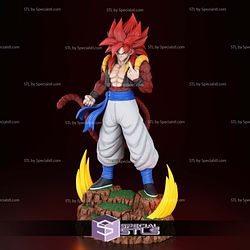 Gogeta SSJ4 New Version 3D Printer Files STL Model