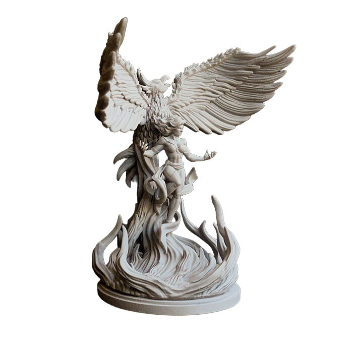 Hot Wings III - RPG Tabletop Figure 3D STL Model — view 3