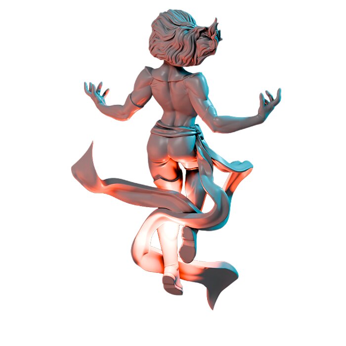 Hot Wings III - RPG Tabletop Figure 3D STL Model — view 5