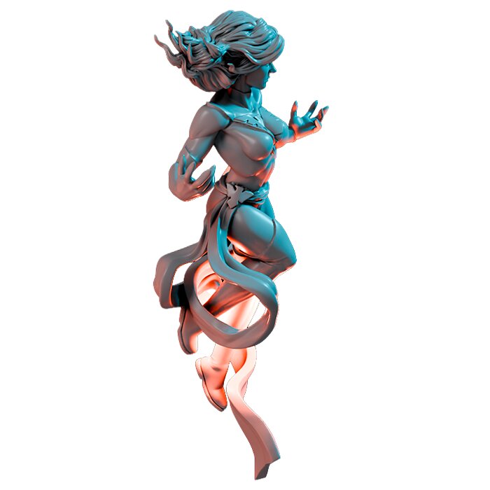 Hot Wings III - RPG Tabletop Figure 3D STL Model — view 7