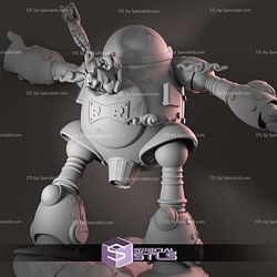Goku and Robot 3D Printer Files STL Model