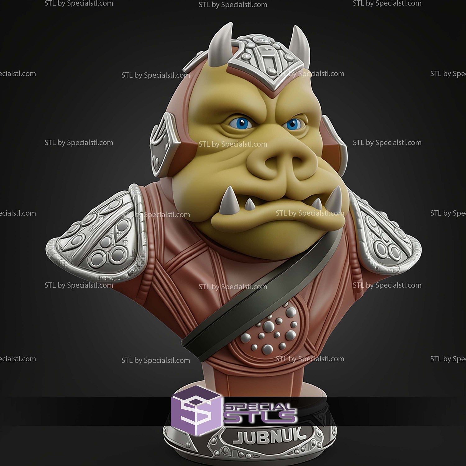 Basic STL Collection Gammorean Guard Bust 3D Model — view 2