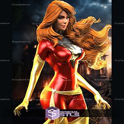 Dark Phoenix Effect Base 3D Printer Files STL Model