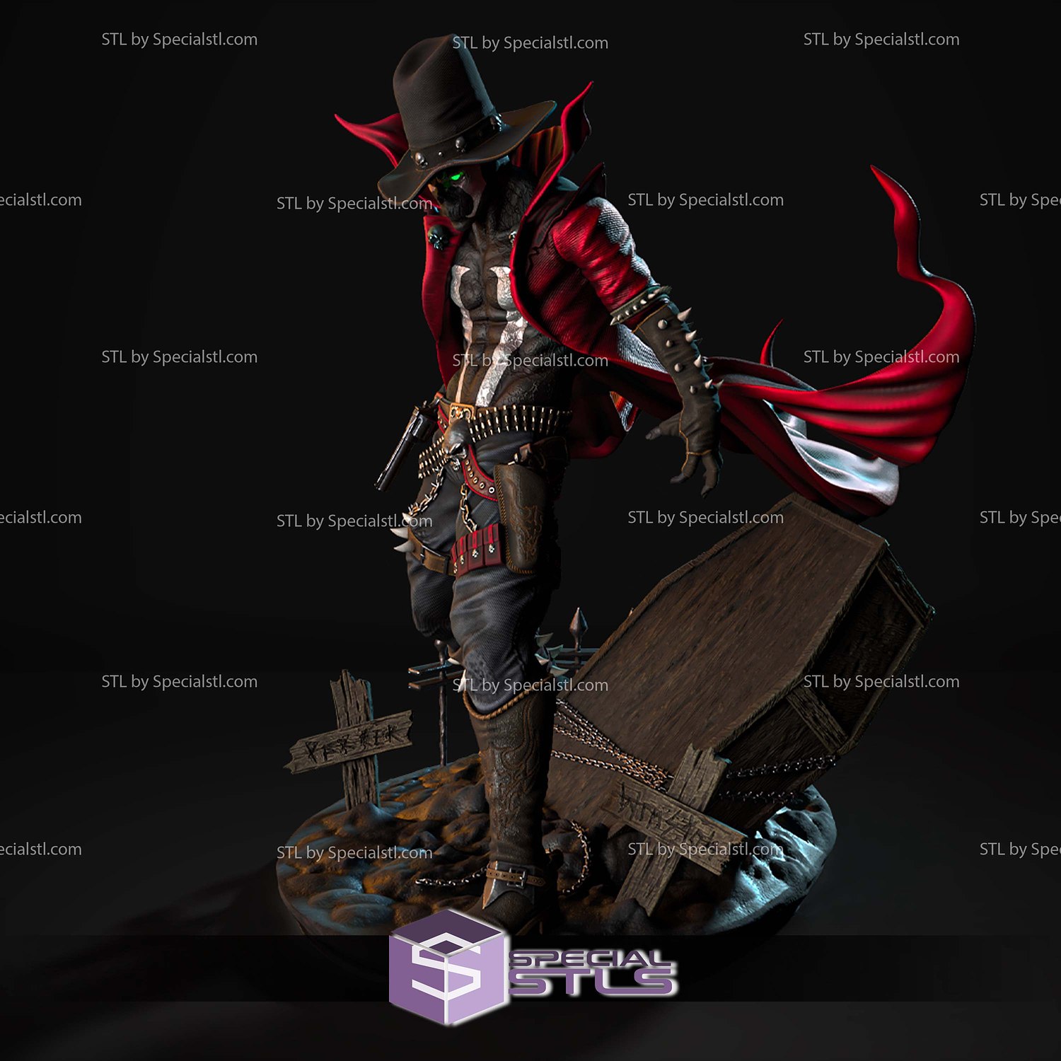 Gunslinger Spawn V2 3D Printing Models STL Model — view 2