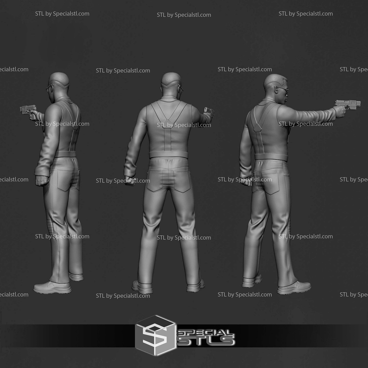 Blade Trinity 2004 STL Printer Files 3D Model — view 4