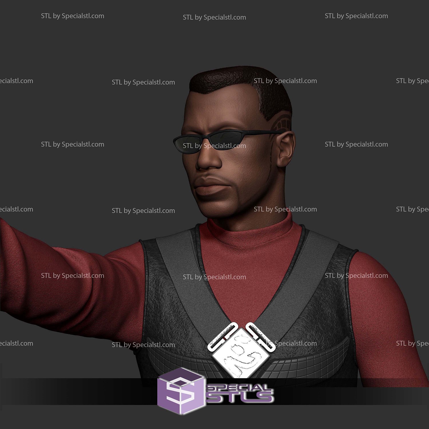 Blade Trinity 2004 STL Printer Files 3D Model — view 6