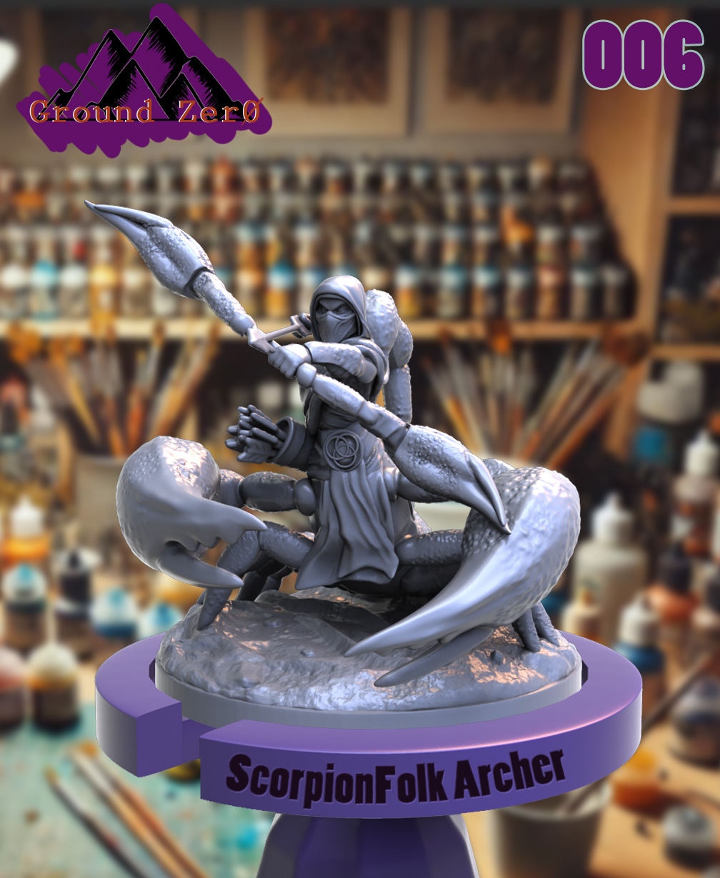 ScorpionFolk Archer 3D 3MF Model