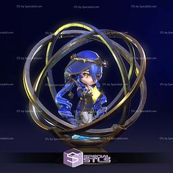 Layla Chibi Genshin Impact STL Files 3D Model