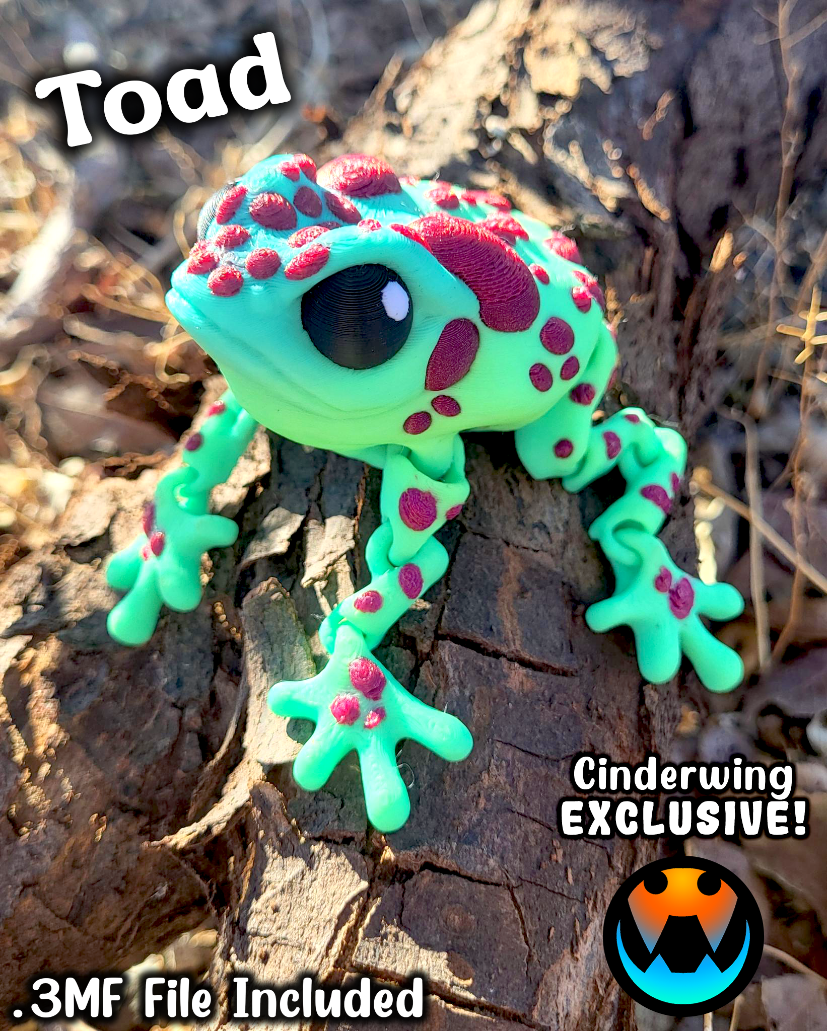 Toad 3D 3MF Model