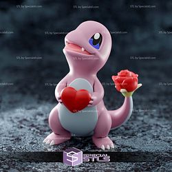 Basic Pokemon Collection - Valentines Charmander 3D STL Model