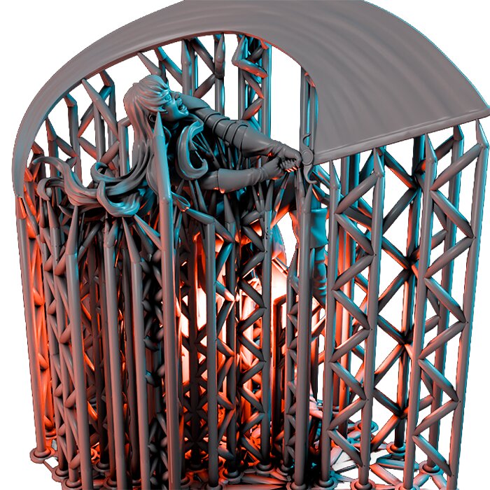 Limboqueennew S II - Scale Tabletop Model 3D STL Model — view 2