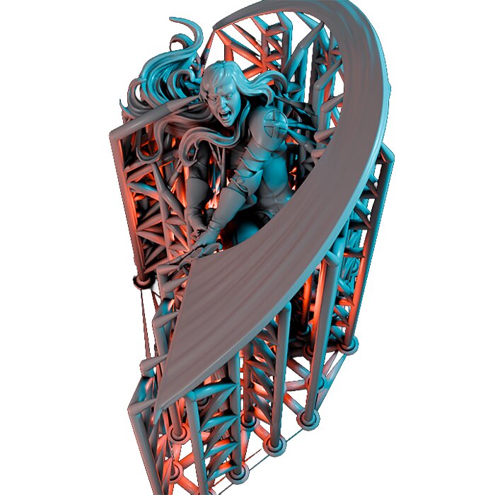 Limboqueennew S II - Scale Tabletop Model 3D STL Model — view 5