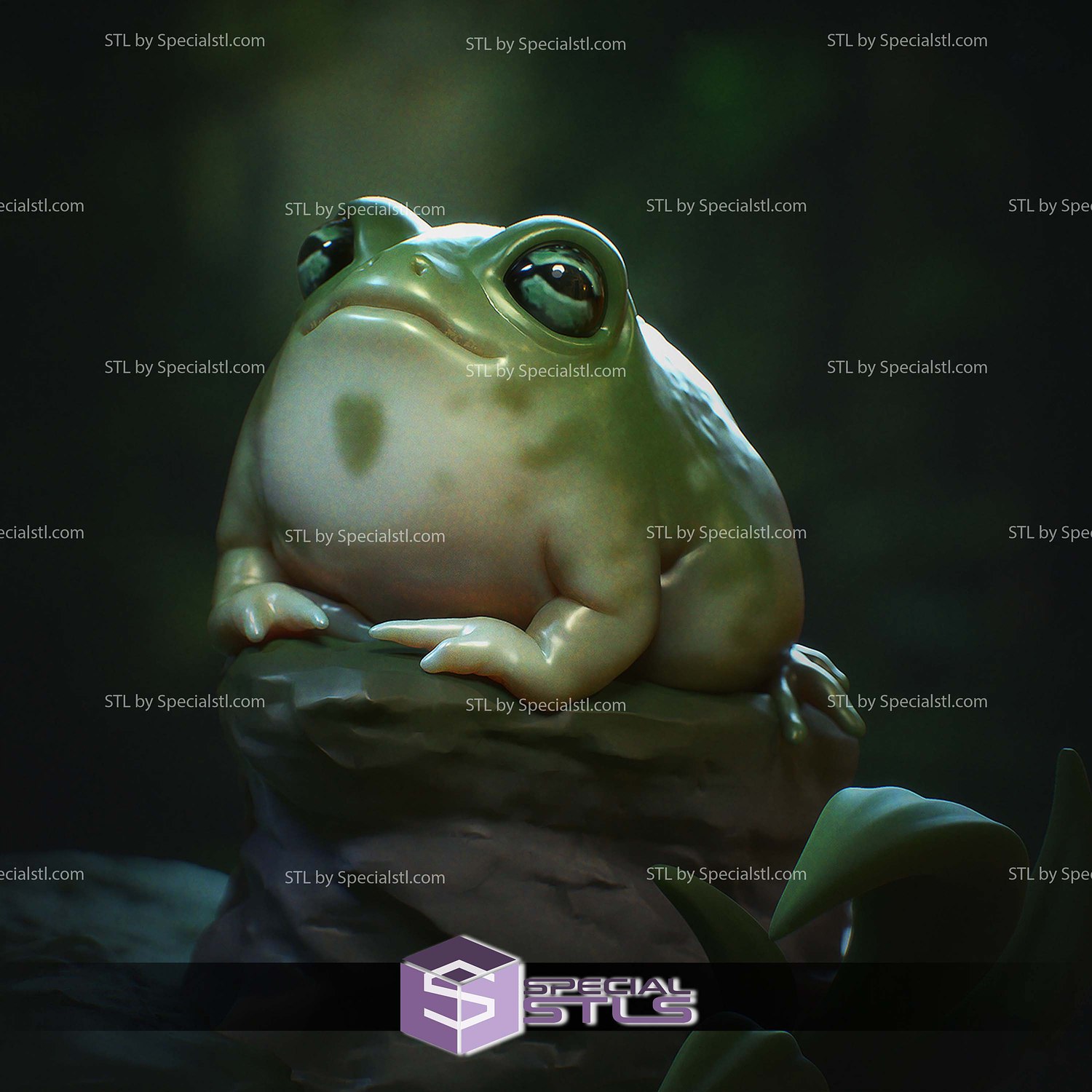 Palico and Toad Monster Hunter STL Files 3D Model — view 6