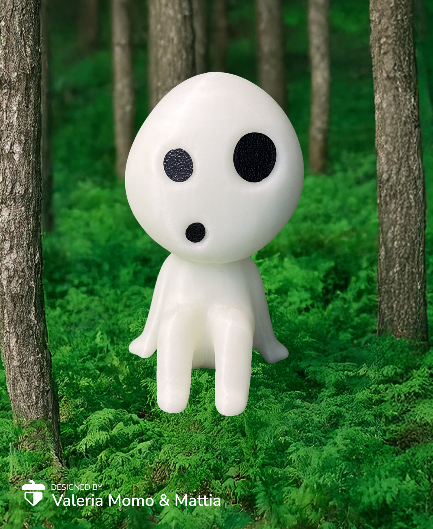 Kodama (#5), Princess Mononoke, Miyazaki, FanArt 3D STL Model
