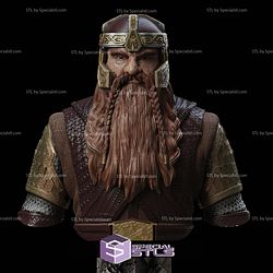 Simple STL Collection Gimli Bust 3D Model