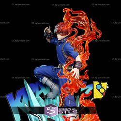 Shoto Todoroki Ice and Fire V2 3D Printer Files STL Model