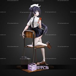 Kisaki Blue Archive School Outfit STL Files 3D Model