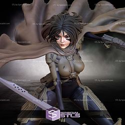 Alita Battle Angel Armor Sculptures 3D Printing STL Model