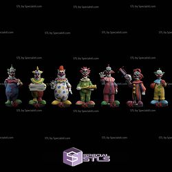 Disney Infinity Style STL Collection - Killer Clowns Set 3D Model