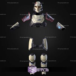 Cosplay STL Files Champion of the People Armor 3D Model