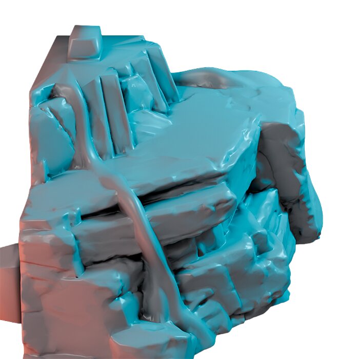 Volcano I - Printable Resin Model 3D STL Model — view 4