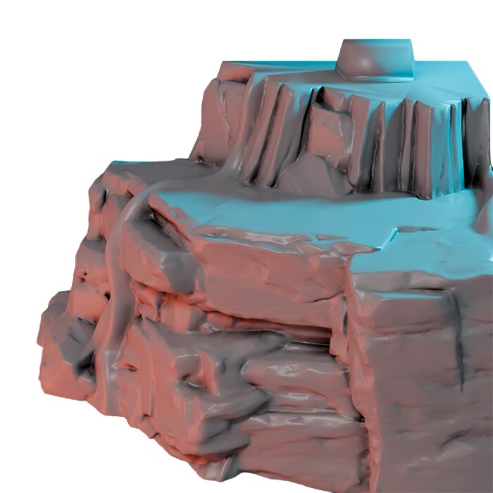 Volcano I - Printable Resin Model 3D STL Model — view 6
