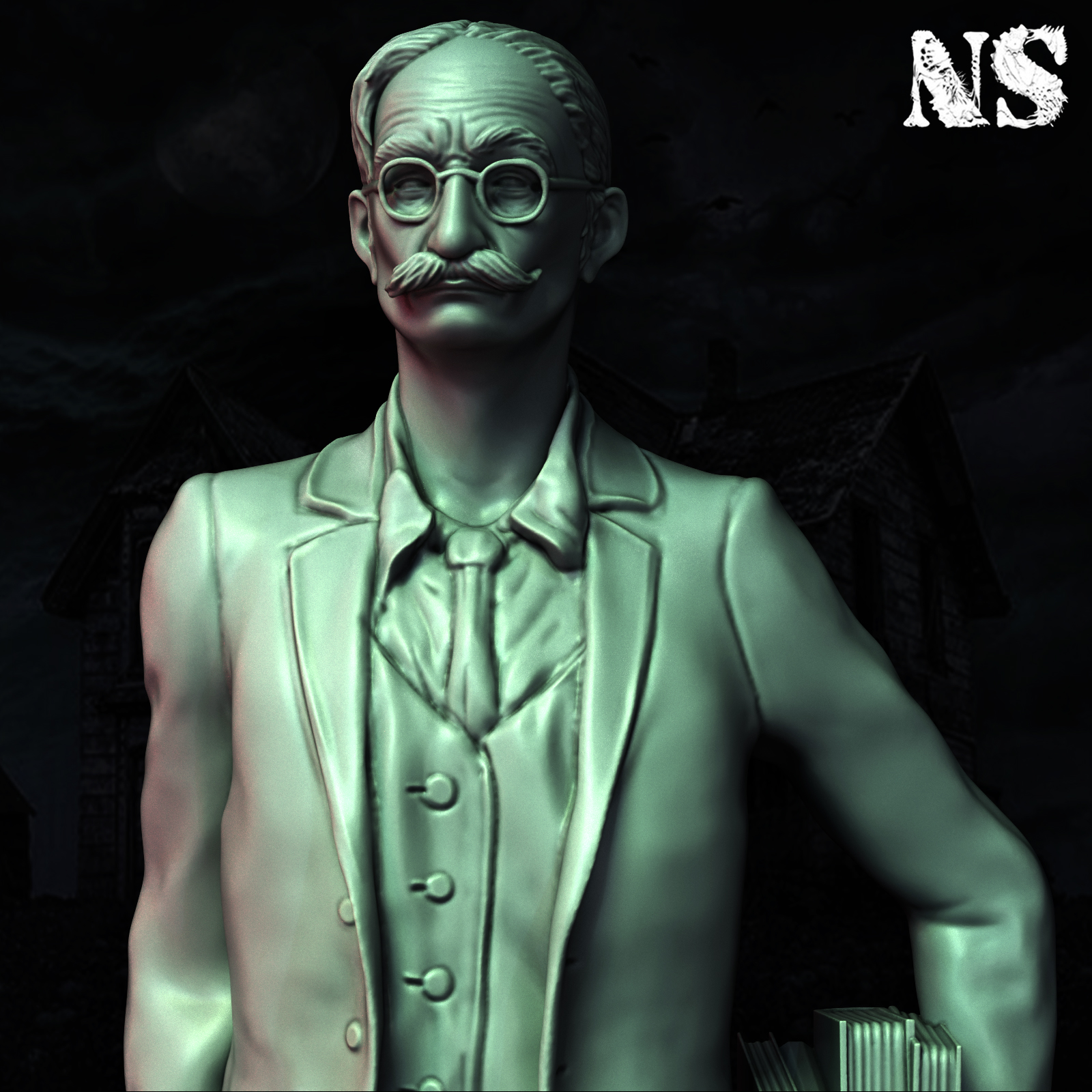 Investigators x3 - Henry Armitage - Francis Morgan - Warren Rice 3D STL Model — view 6
