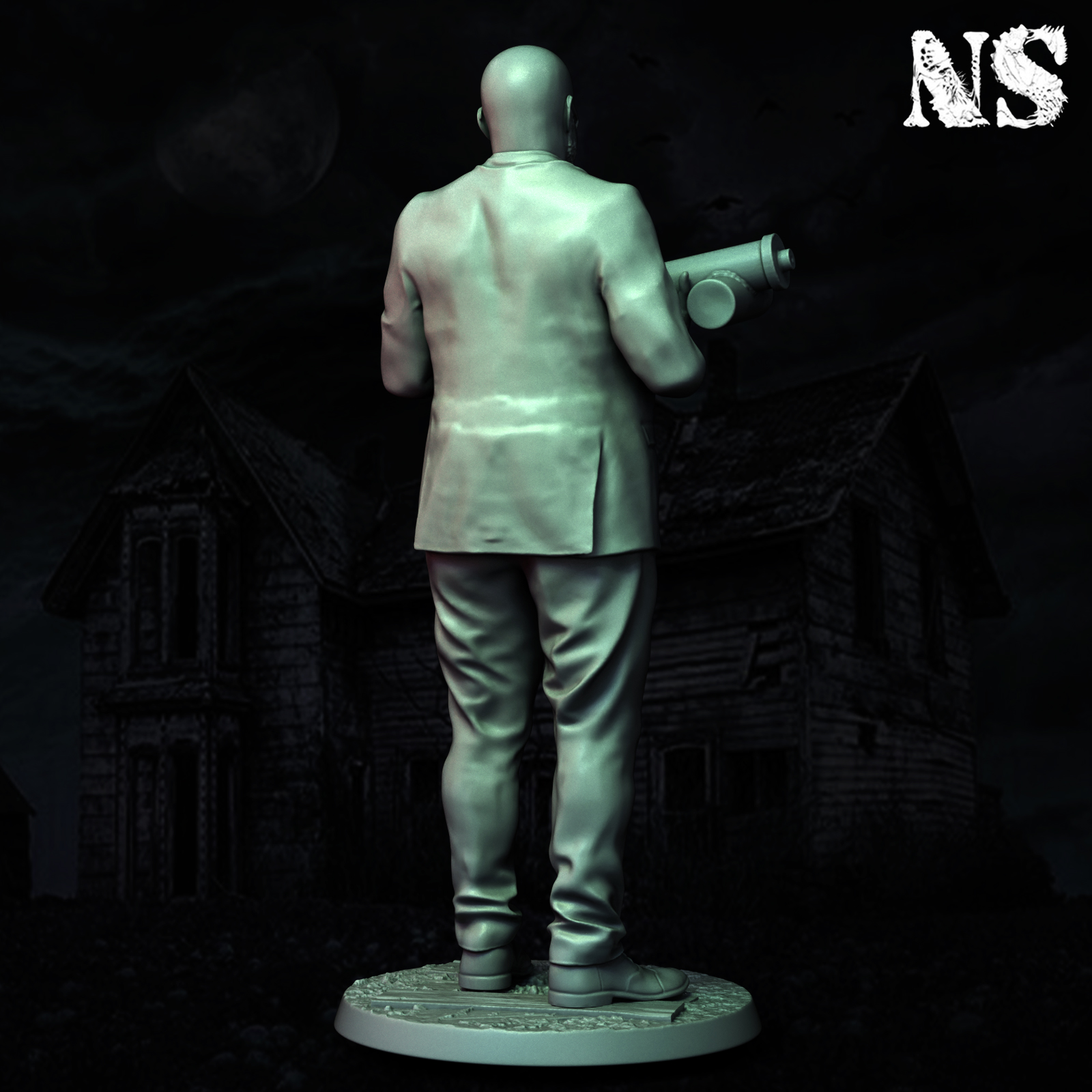Investigators x3 - Henry Armitage - Francis Morgan - Warren Rice 3D STL Model — view 8