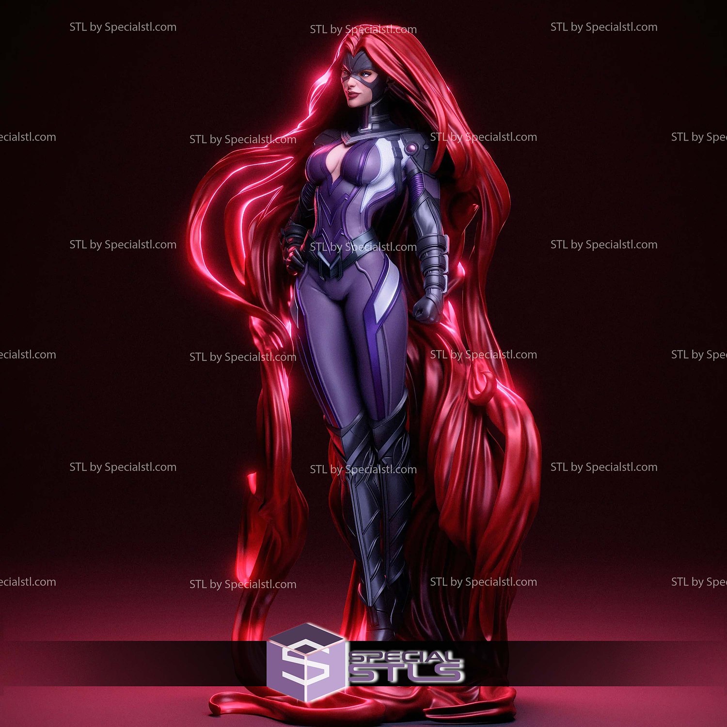 Medusa Marvel Rival STL Files 3D Model — view 3