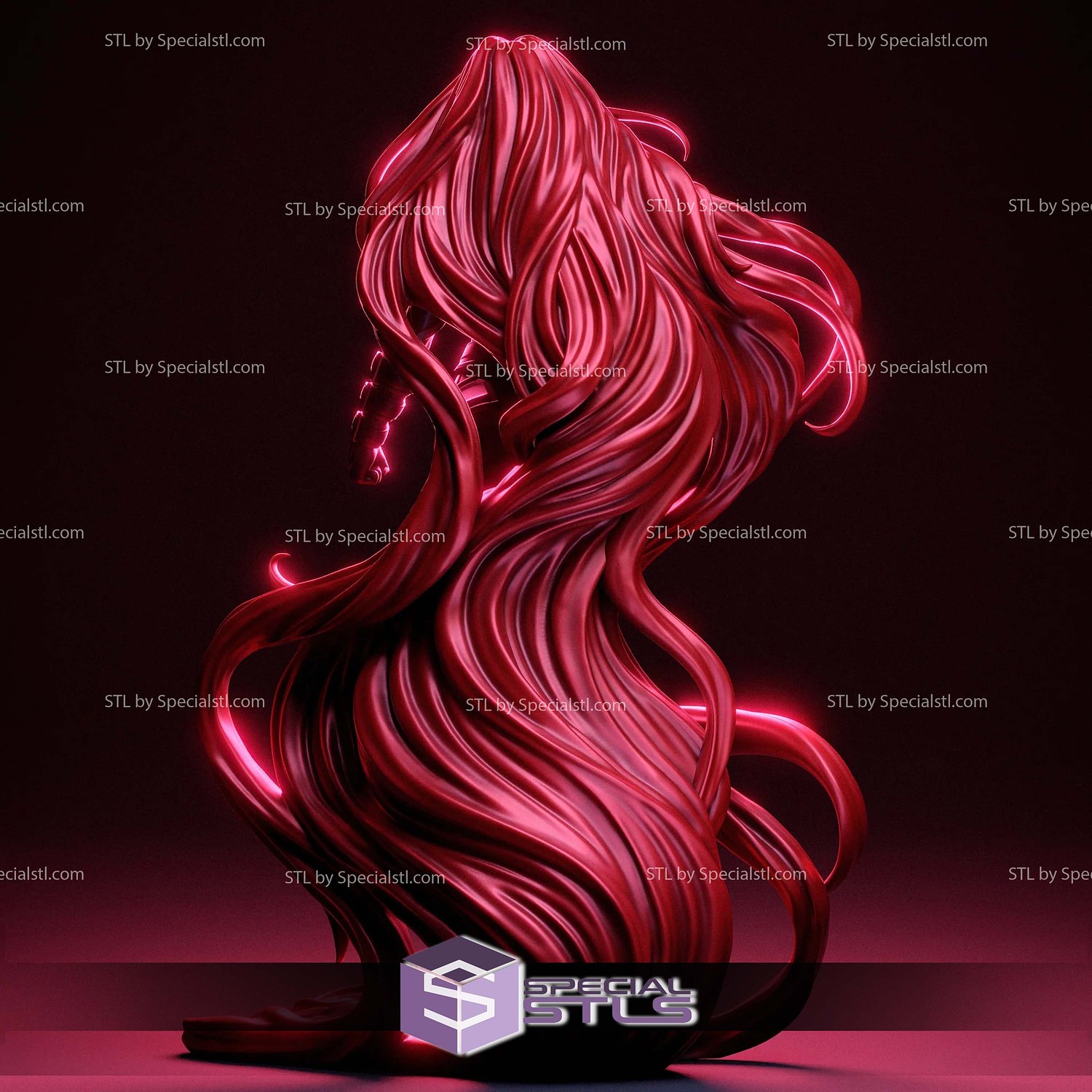 Medusa Marvel Rival STL Files 3D Model — view 4