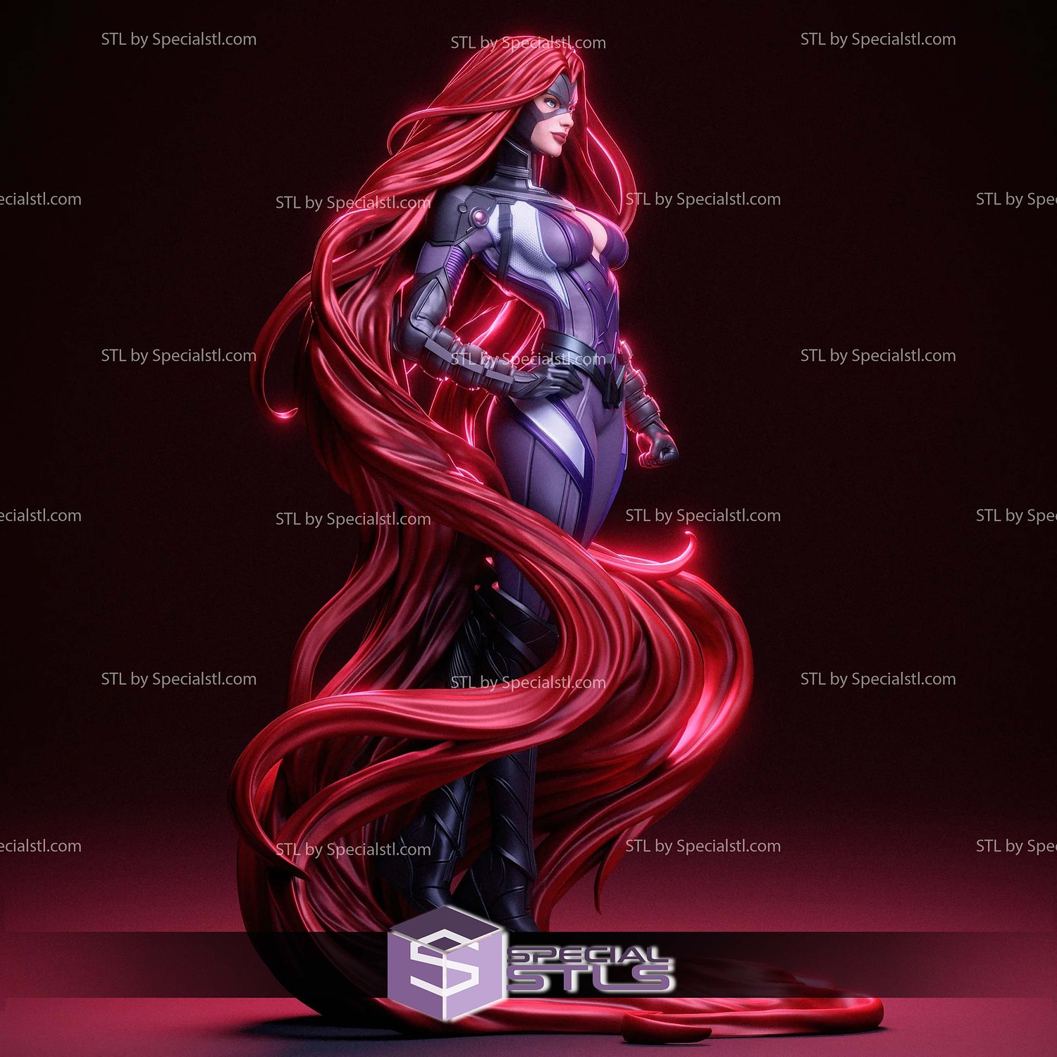 Medusa Marvel Rival STL Files 3D Model — view 5