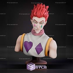 Hisoka Hunter X Hunter Bust 3D Printer Files STL Model