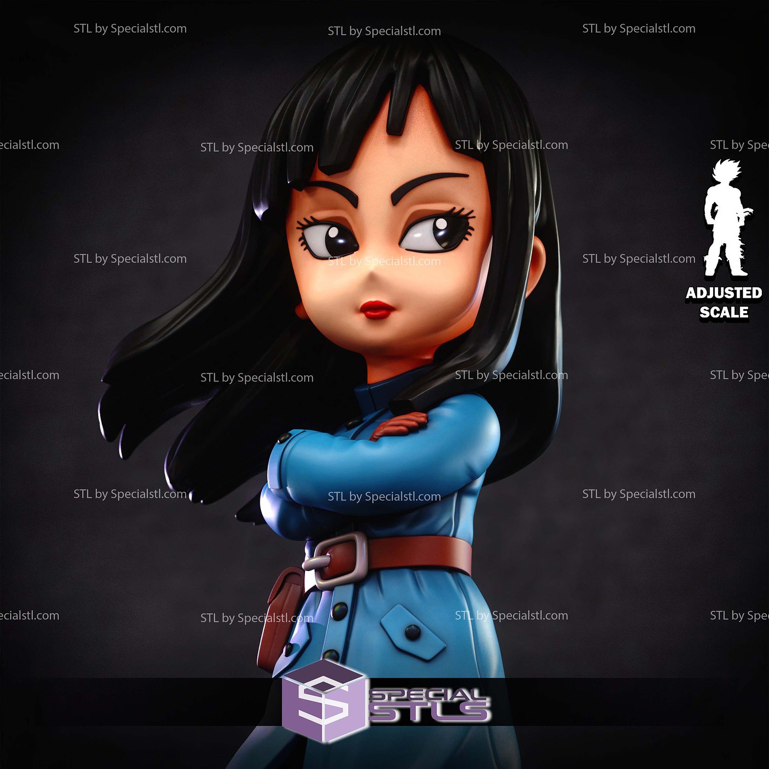 Mai Chibi Dragonball STL Files 3D Model — view 2