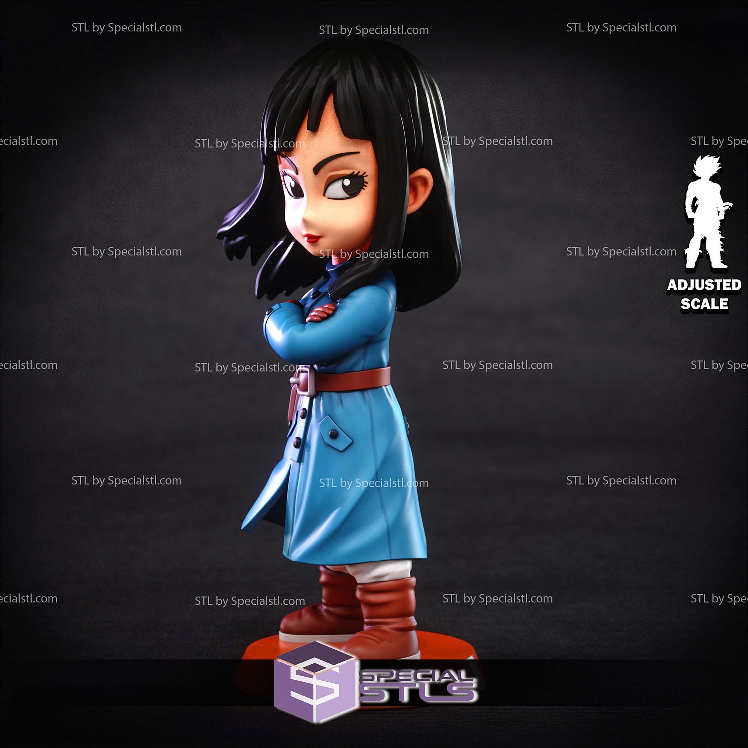 Mai Chibi Dragonball STL Files 3D Model — view 4
