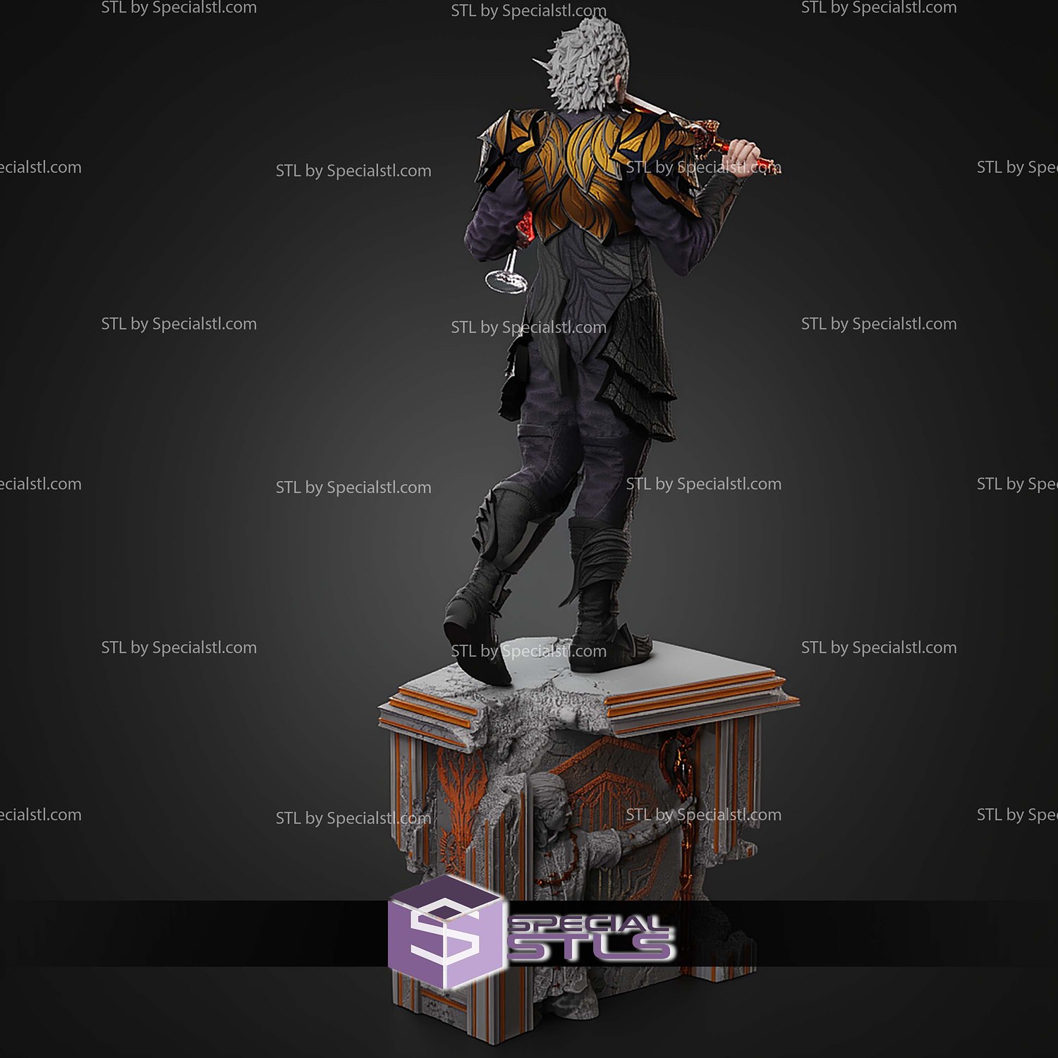 Astarion Ancunin 1-6 STL Files 3D Model — view 2