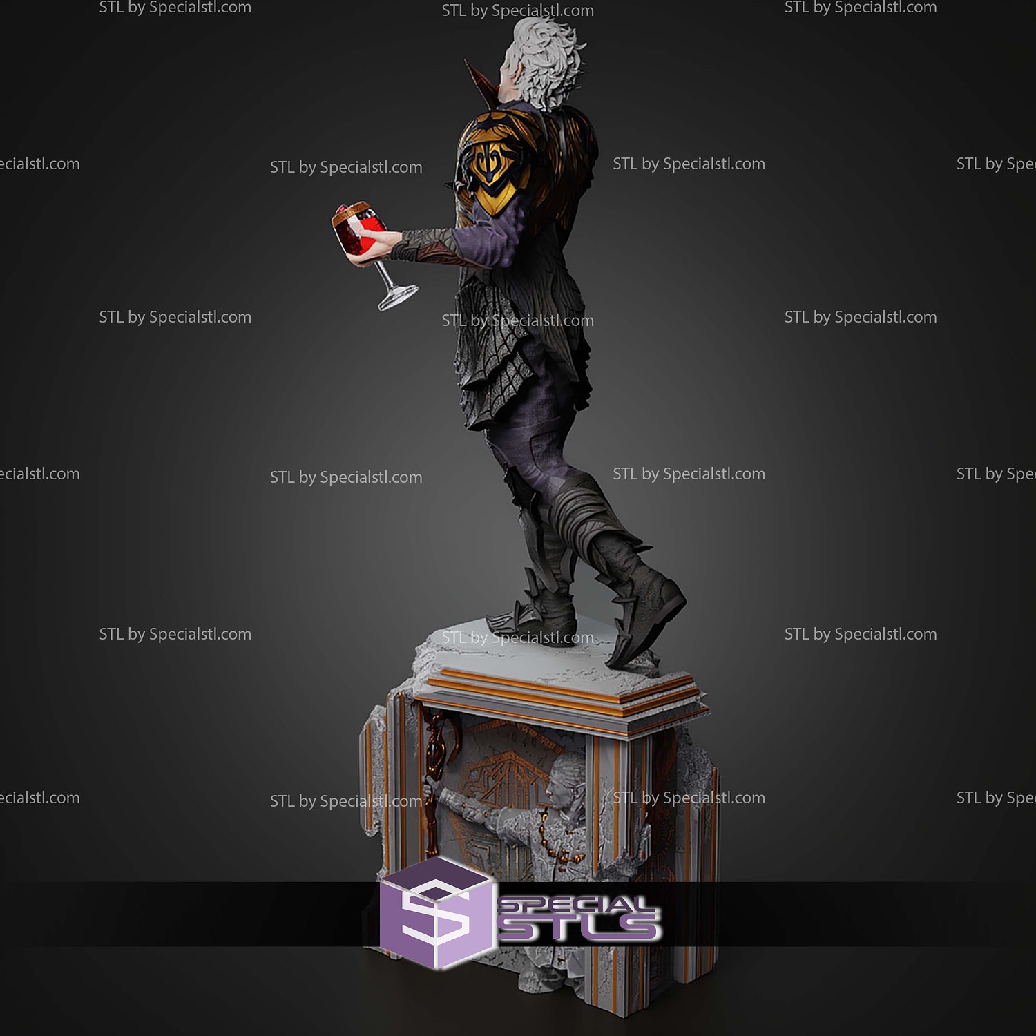 Astarion Ancunin 1-6 STL Files 3D Model — view 4