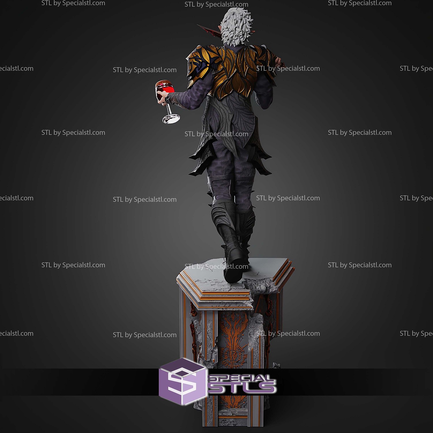 Astarion Ancunin 1-6 STL Files 3D Model — view 5