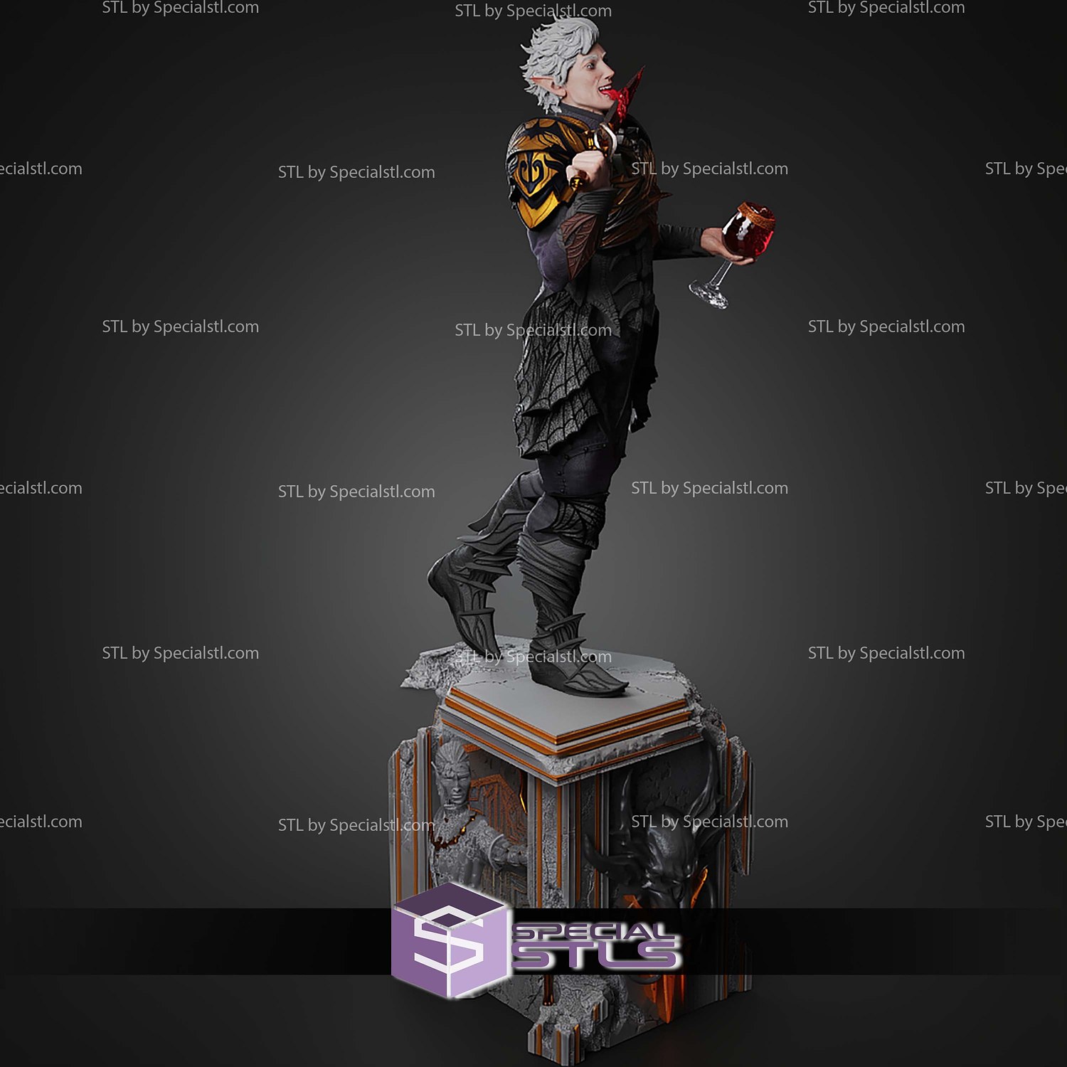 Astarion Ancunin 1-6 STL Files 3D Model — view 8