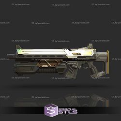 Cosplay STL Files Marvel Rivals Punisher Rifle 3D Model