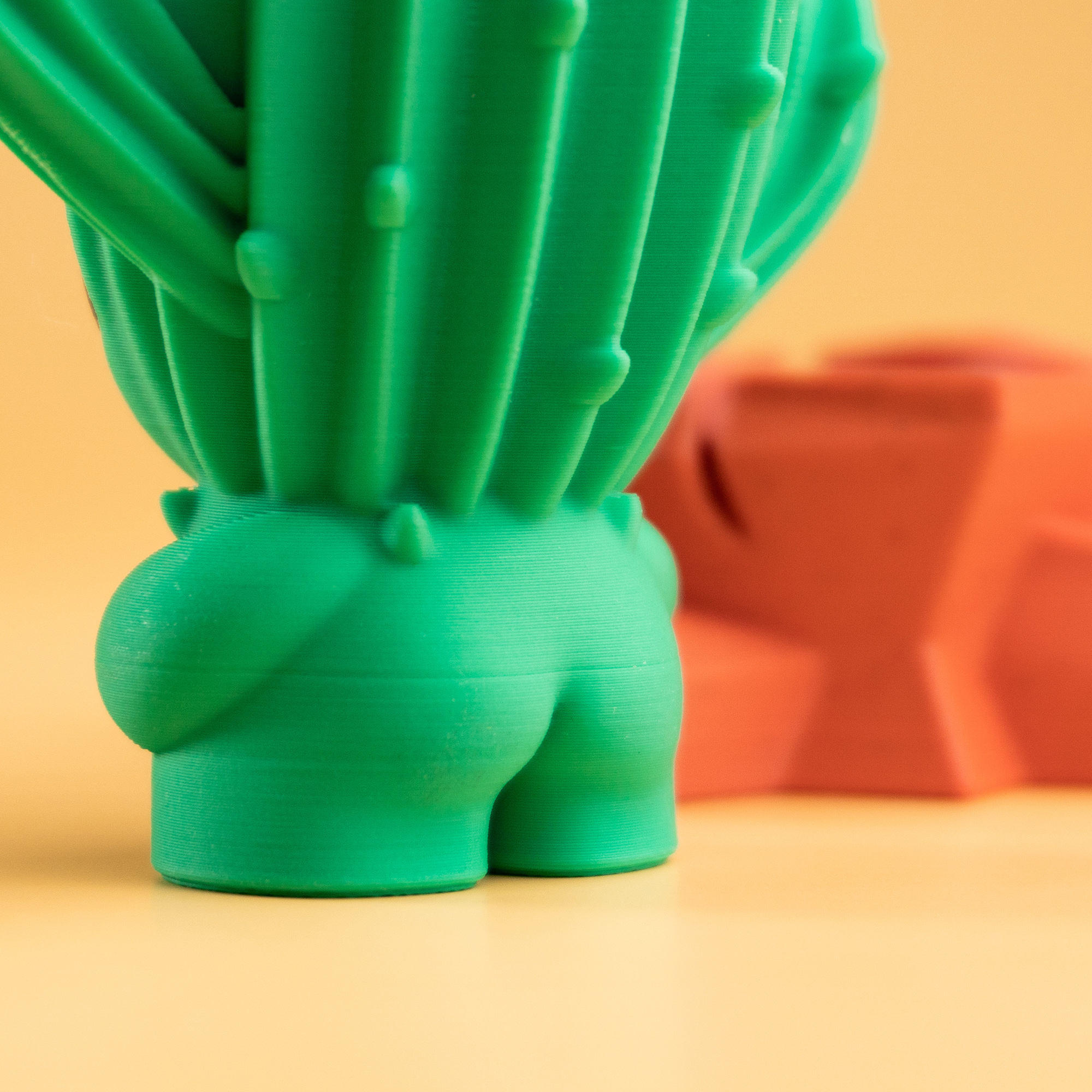 Blob Plants - Desert Series - Mini Plant Collectible Art Toy with Skull Container 3D 3MF Model — view 5