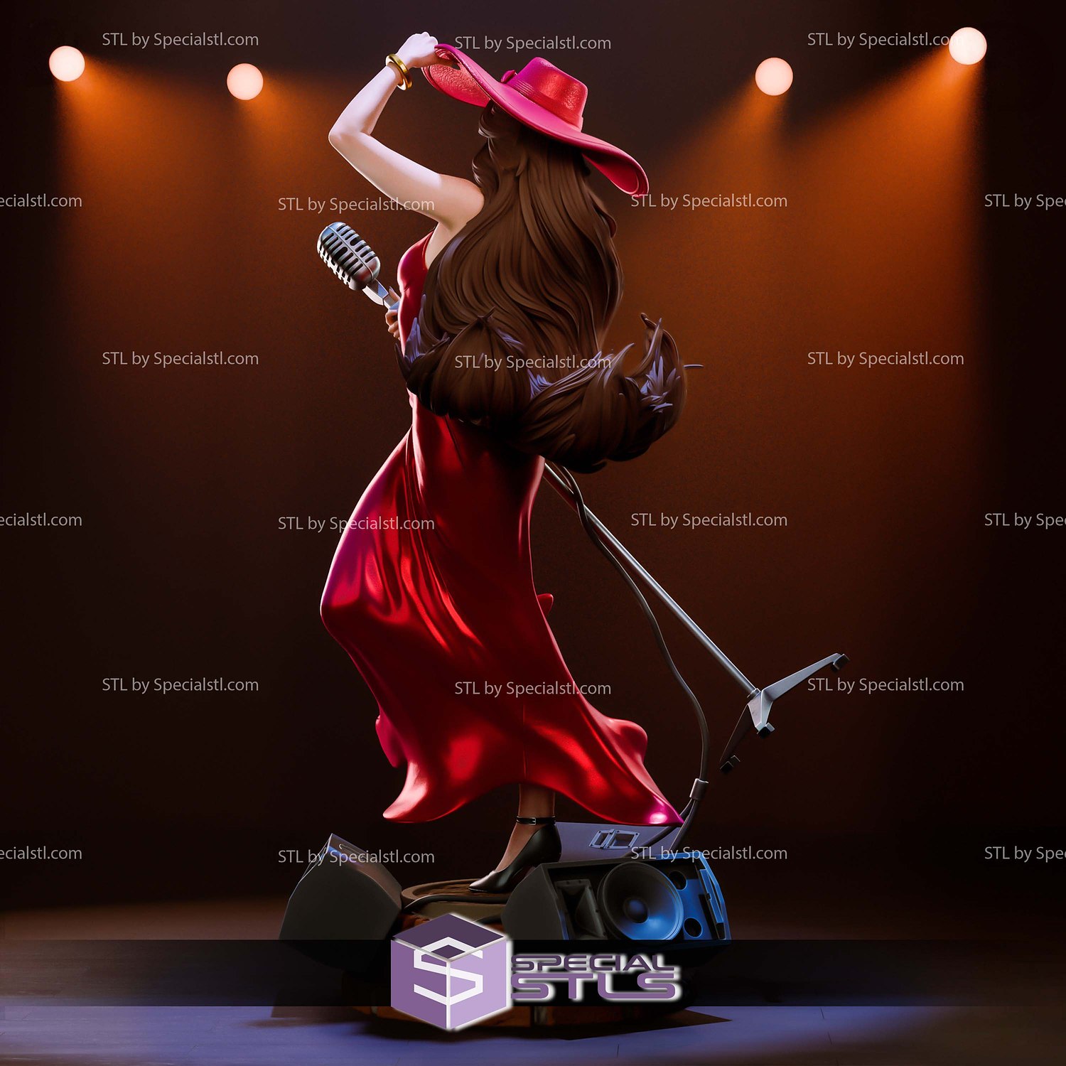 Pauline Super Mario Odyssey 250mm 3D Printer Files STL Model — view 4