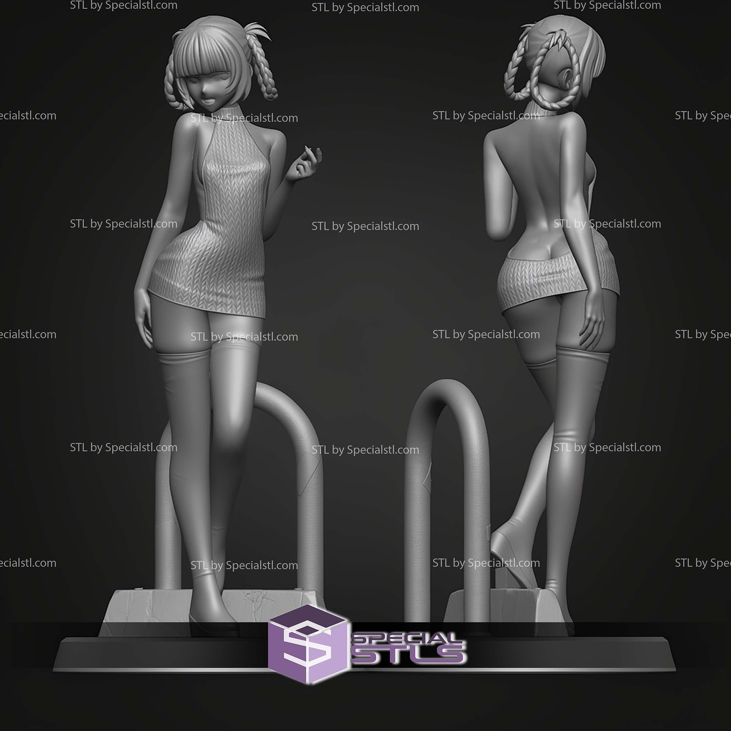 Nazuna Call Of The Night 1 7 STL Files 3D Model — view 2