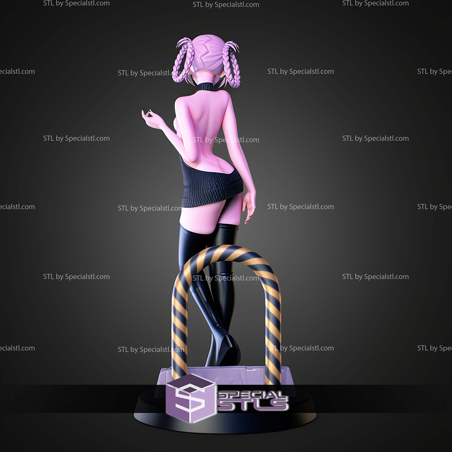 Nazuna Call Of The Night 1 7 STL Files 3D Model — view 3