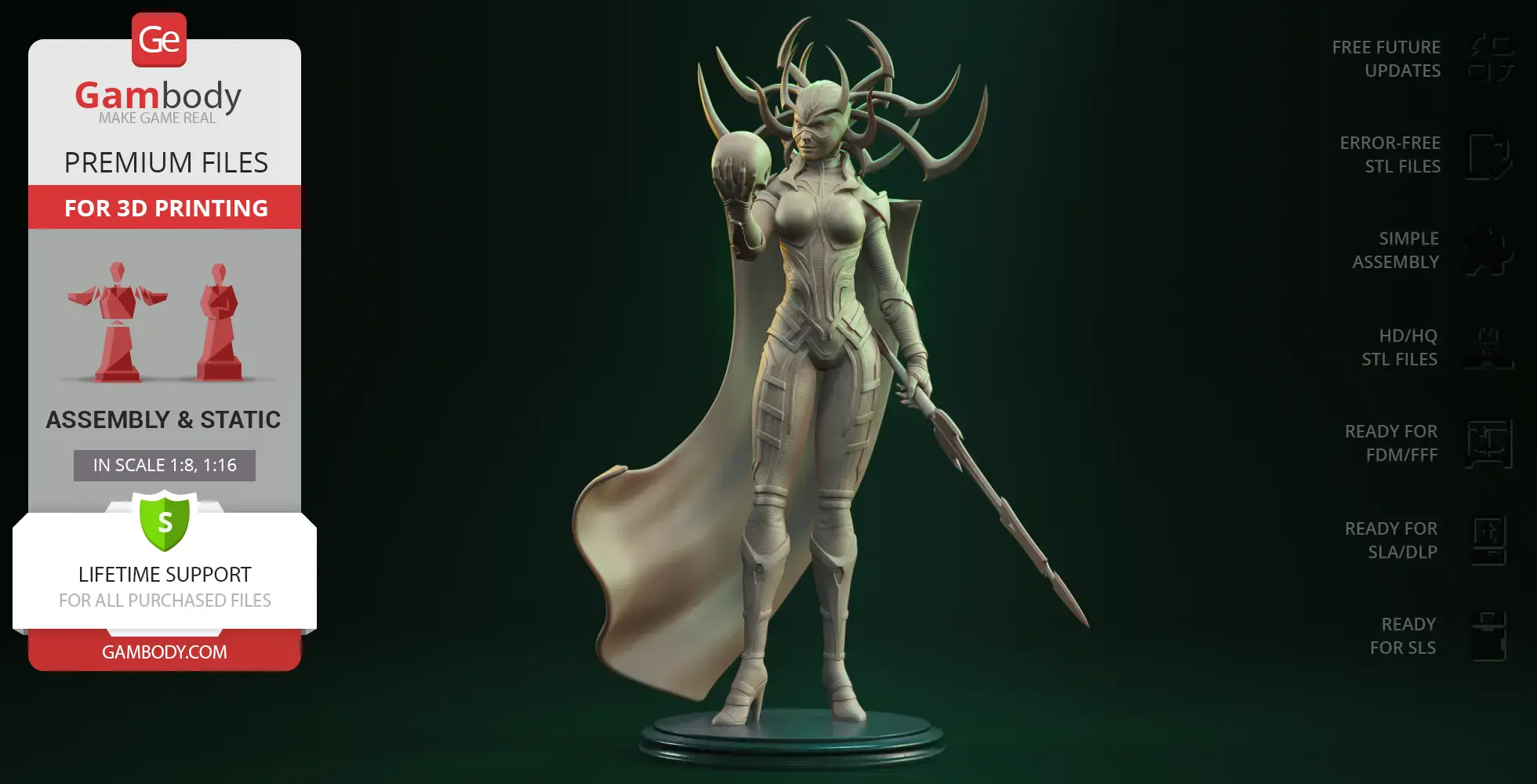 Hela 3D Printer Files | Assembly STL Model